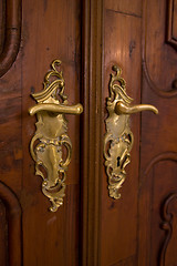 Image showing classic door handle