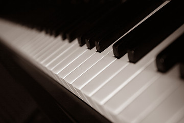 Image showing piano keyboards