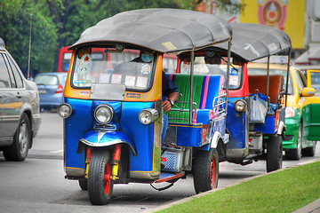 Image showing Tuc-Tuc in Bangkok, Thailand, August 2007