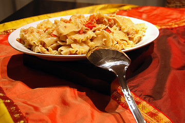 Image showing Tuna Pasta, Italian Table, December 2007