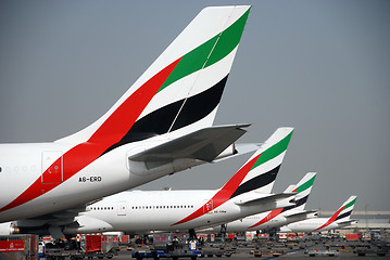 Image showing Parked Aircrafts, September 2007