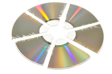 Image showing Broken CD