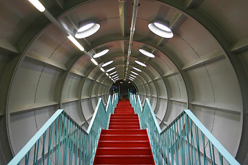 Image showing Staris in Atomium in Brussels