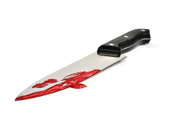 Image showing Knife with Blood