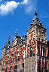 Image showing Amsterdam Central Station