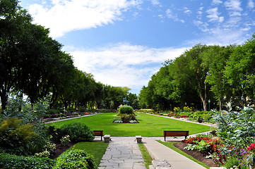 Image showing Jeanne D arc garden
