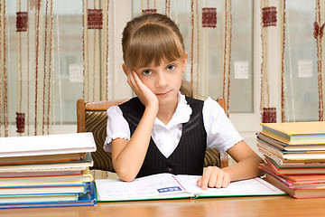 Image showing Schoolgirl