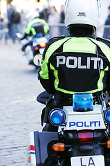 Image showing Police motorcycle