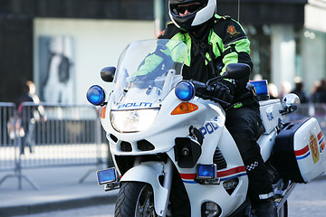 Image showing Police motorcycle