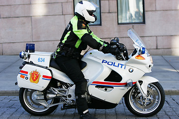 Image showing Police motorcycle