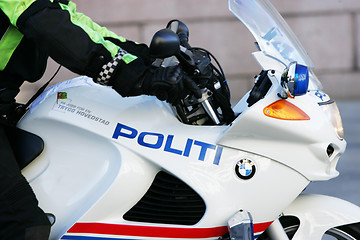 Image showing Police motorcycle