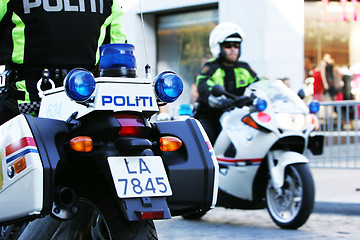 Image showing Police motorcycle