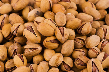 Image showing Iranian salted pistachio (fullscreen bacgkround)