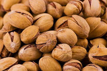 Image showing Iranian salted pistachio (fullscreen bacgkround)