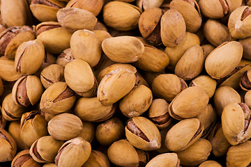 Image showing Iranian salted pistachio (fullscreen bacgkround)