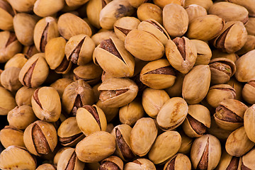 Image showing Iranian salted pistachio (fullscreen bacgkround)