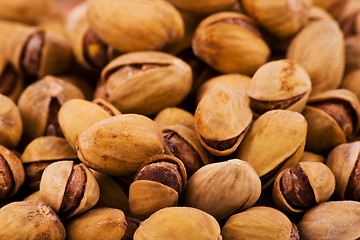 Image showing Iranian salted pistachio (fullscreen bacgkround)