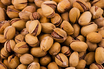 Image showing Iranian salted pistachio (fullscreen bacgkround)