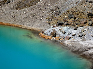 Image showing Emerald Lakes