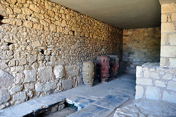 Image showing Archaeological site of Knossos. Minoan Palace. Crete.