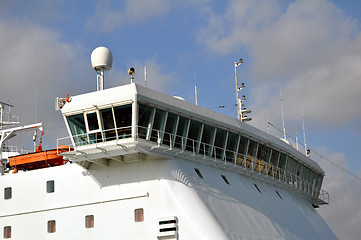 Image showing Ferry boat bridge