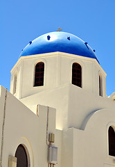 Image showing Chapel in Santorini Island