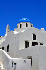 Image showing Chapel in Santorini Island