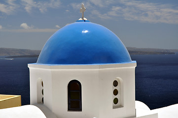Image showing Church in Santorini 