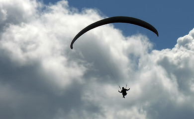 Image showing Paragliding, Dolomites, Italy, August 2009