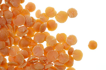 Image showing Red split lentils