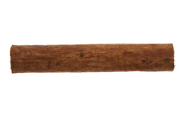 Image showing Single cinnamon stick