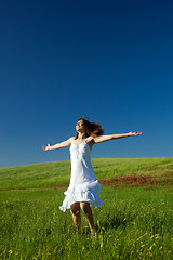 Image showing Dancing woman