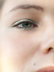 Image showing Girl closeup portrait