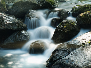 Image showing Beautiful mountain stream