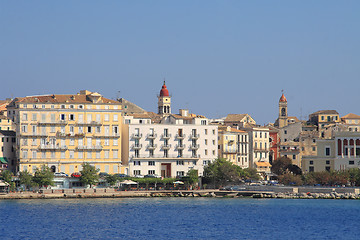 Image showing Old town of Corfu Greece