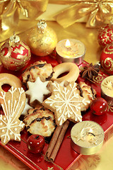 Image showing Delicious Christmas cookies