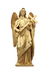 Image showing Golden statue of angel 