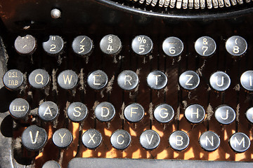 Image showing Old Typewriter