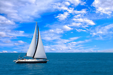 Image showing Sailing yacht