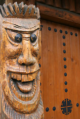 Image showing Wooden carving