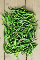 Image showing Green peppers