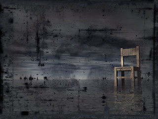 Image showing lonely chair