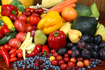 Image showing Fruits and vegetables.