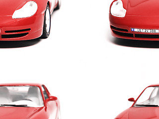 Image showing Red Car - different parts