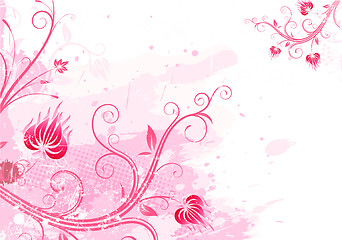 Image showing floral abstract background