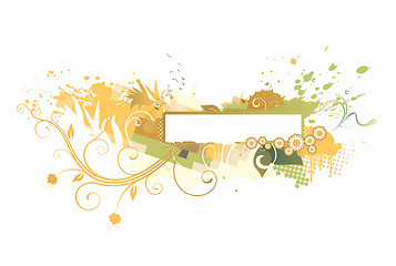 Image showing floral abstract background