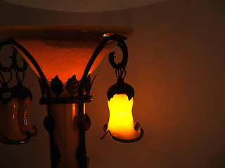 Image showing Stained glass - Lamp