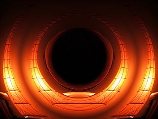 Image showing Round light - abstract