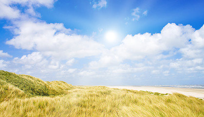 Image showing Beautiful day at the North Sea