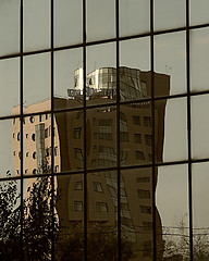 Image showing Building in mirror